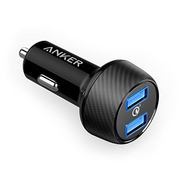 Normally $60, this Quick Charge 3.0 car charger is 69 percent off today (Photo via Amazon)