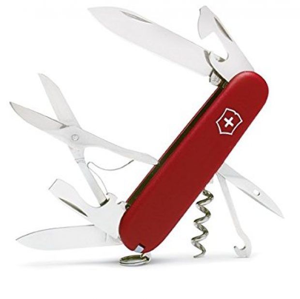 Normally $25, this Swiss Army knife is 32 percent off today (Photo via Amazon)