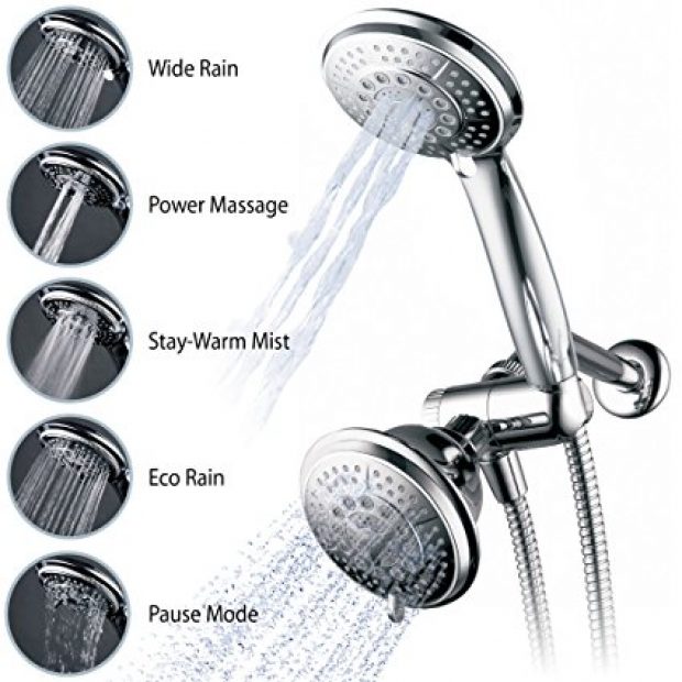 Normally $55, this 2-in-1 showerhead is 55 percent off today (Photo via Amazon)