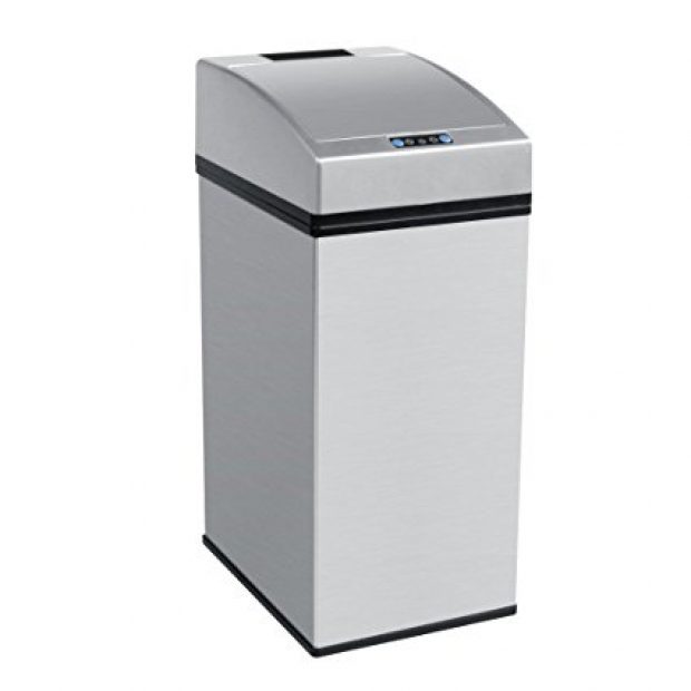 Normally $110, this touch-free trash can is 65 percent off (Photo via Amazon)