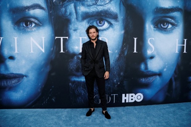 Cast member Kit Harington poses at a premiere for season 7 of the television series "Game of Thrones" in Los Angeles, California, U.S., July 12, 2017. REUTERS/Mario Anzuoni