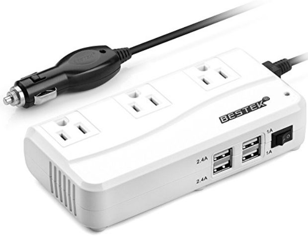 Normally $41, this power inverter is 53 percent off on July 12 (Photo via Amazon)