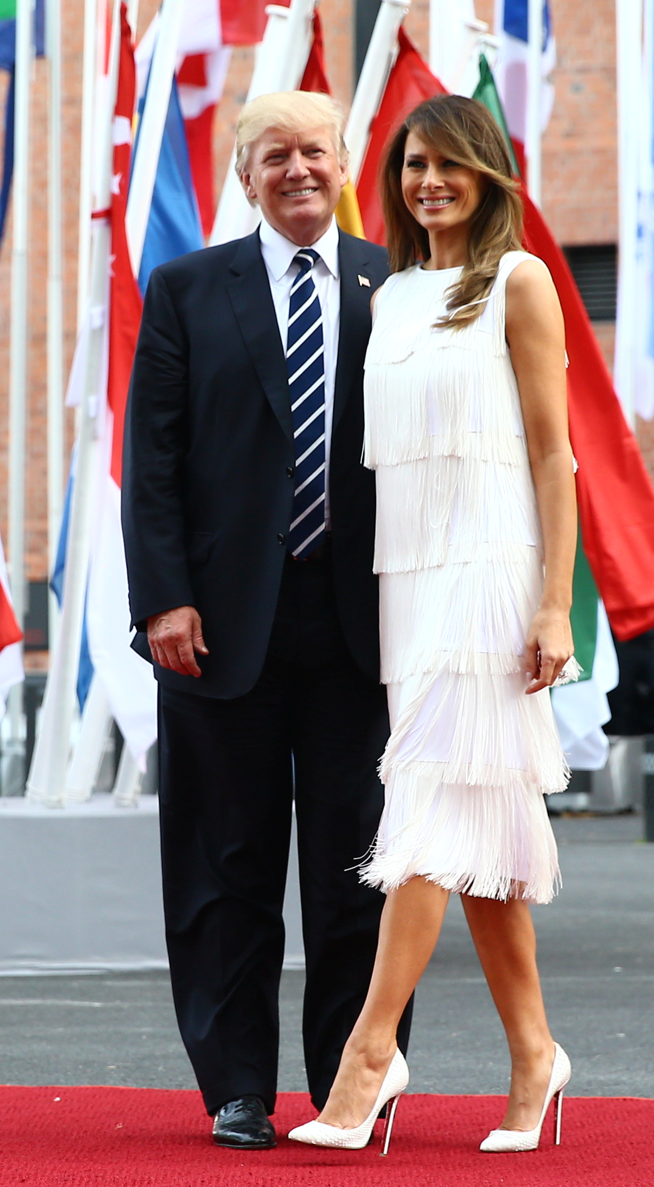 U.S. President Donald Trump and his wife Melania Trump at the G20 summit in Hamburg, Germany. (Photo: REUTERS/Wolfgang Rattay)