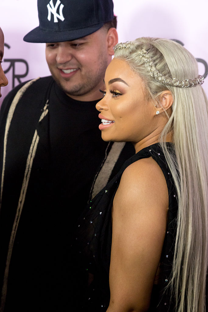 Rob Kardashian and Blac Chyna during happier times on May 10, 2016 in Hollywood, California. (Photo by Greg Doherty/Getty Images)