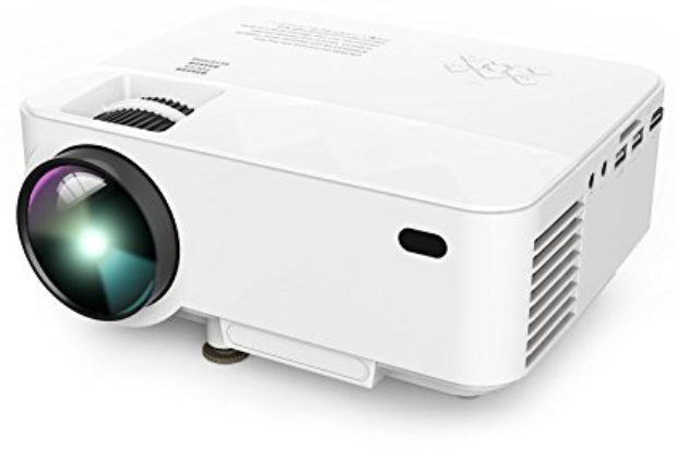Normally $200, this projector is 58 percent off with this code (Photo via Amazon)