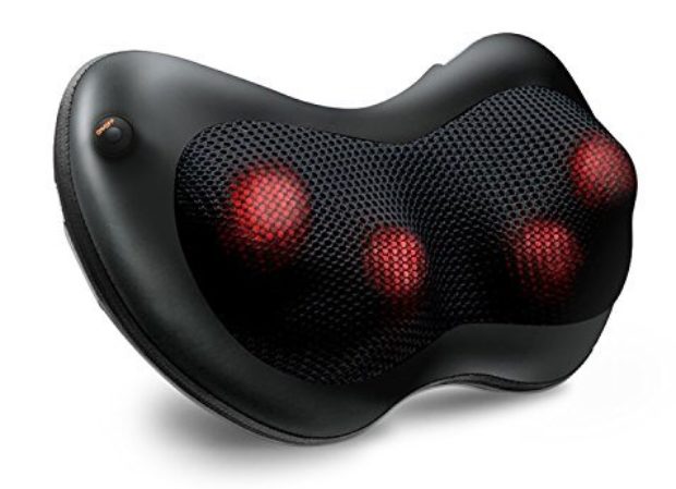 Normally $50, this neck pillow massager is 50 percent off for a limited time as part of Prime Week (Photo via Amazon) 