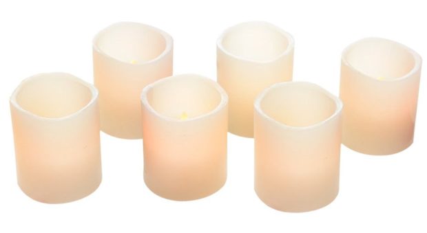 Normally $49, this 6-pack of flameless candles is 80 percent off (Photo via Amazon)