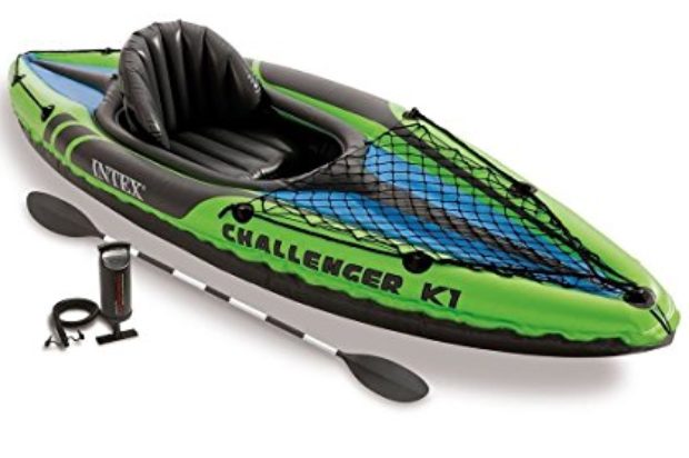 Normally $70, this inflatable kayak is 29 percent off today (Photo via Amazon)