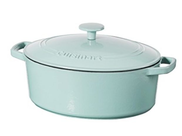 Normally $180, this cast iron pot is 69 percent off today (Photo via Amazon)