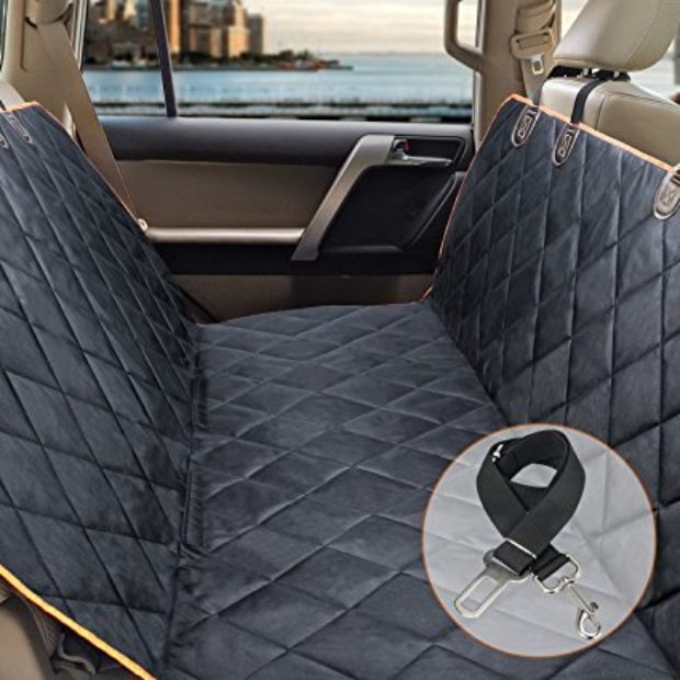 Normally $43, this pet seat cover is 54 percent off with this code (Photo via Amazon)