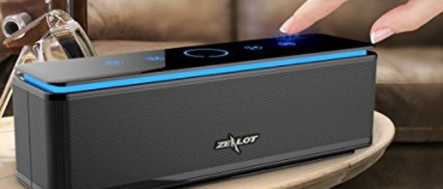 This speaker is easily operated by touch sensitive gesture control (Photo via Amazon)