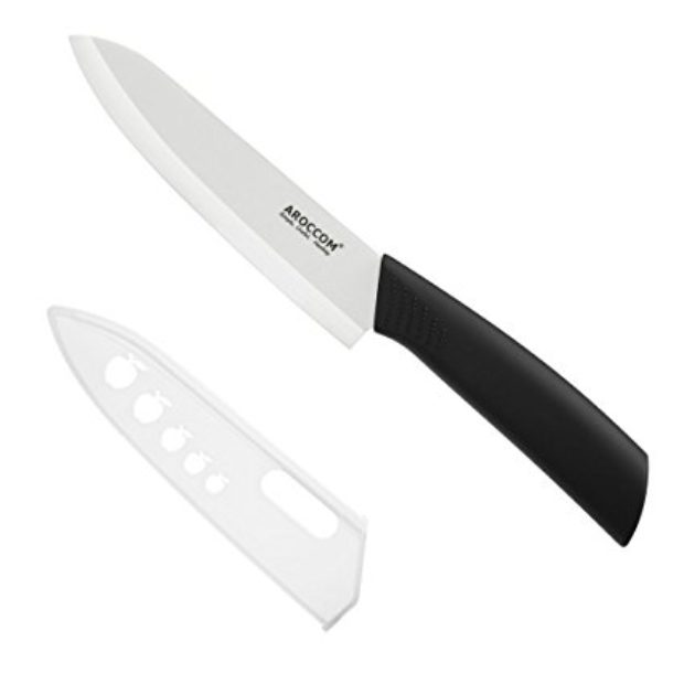 Normally $30, this ceramic kitchen knife is 70 percent off (Photo via Amazon)