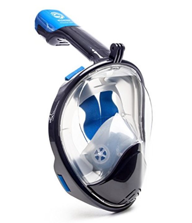 Normally $80, this snorkel mask is 38 percent off (Photo via Amazon)