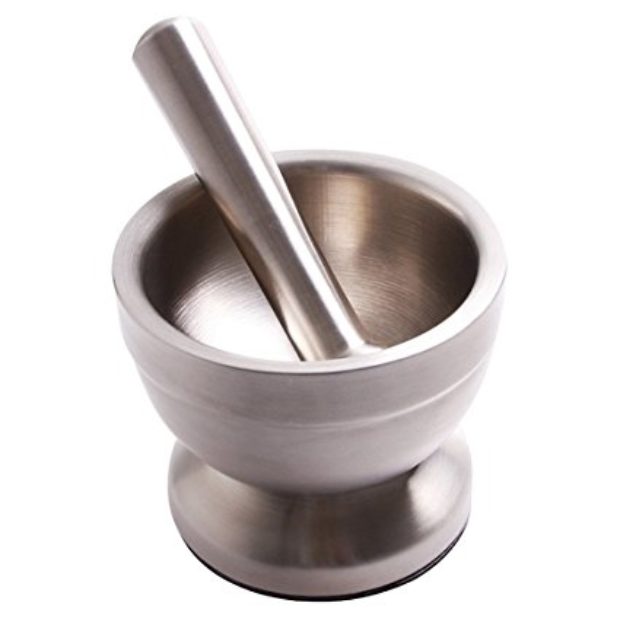 Normally $50, this mortar and pestle is 72 percent off (Photo via Amazon)