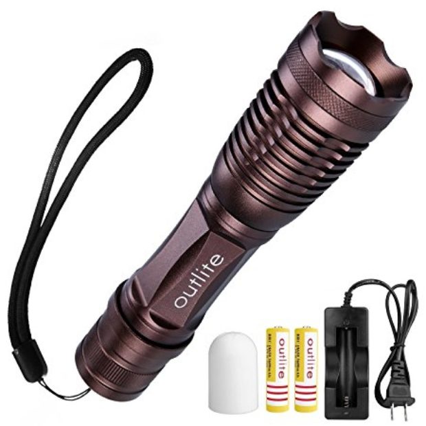 Normally $80, this tactical flashlight is 80 percent off (Photo via Amazon)