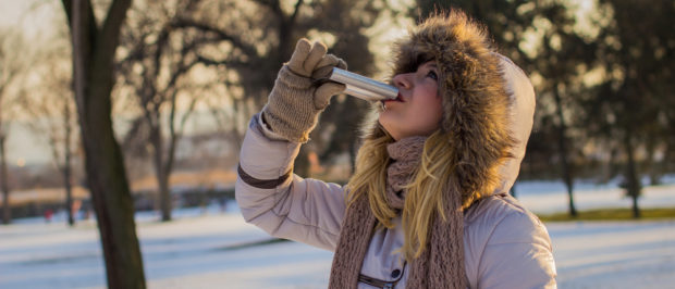 Women can drink from flasks, too (Photo via Shutterstock)