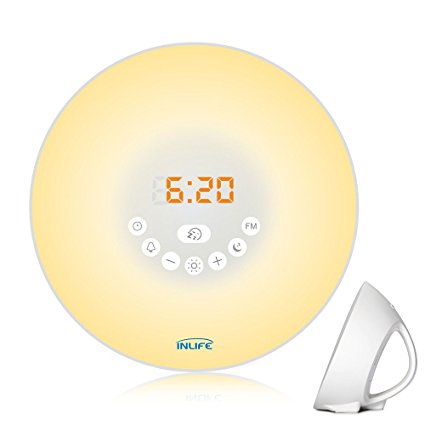 Normally $69, this sunrise alarm clock is 58 percent off (Photo via Amazon)