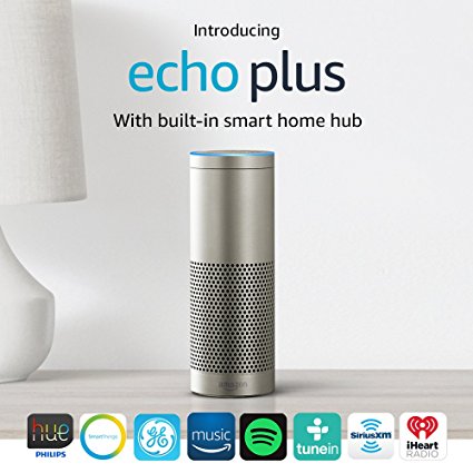 The Echo Plus has a built-in smart home hub (Photo via Amazon)