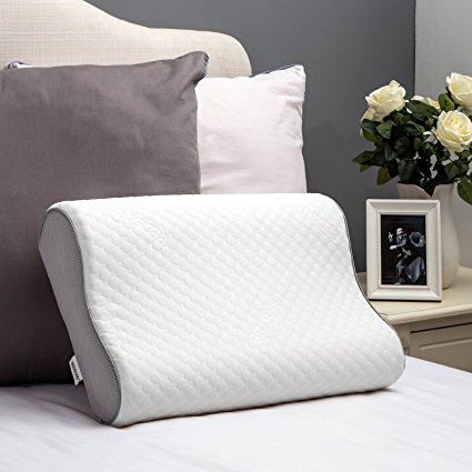 Normally $50, this memory foam pillow is 60 percent off with this code (Photo via Amazon)