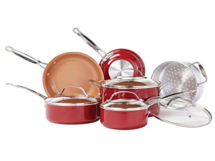 Normally $100, this 10-piece cookware set is 25 percent off today (Photo via Amazon)