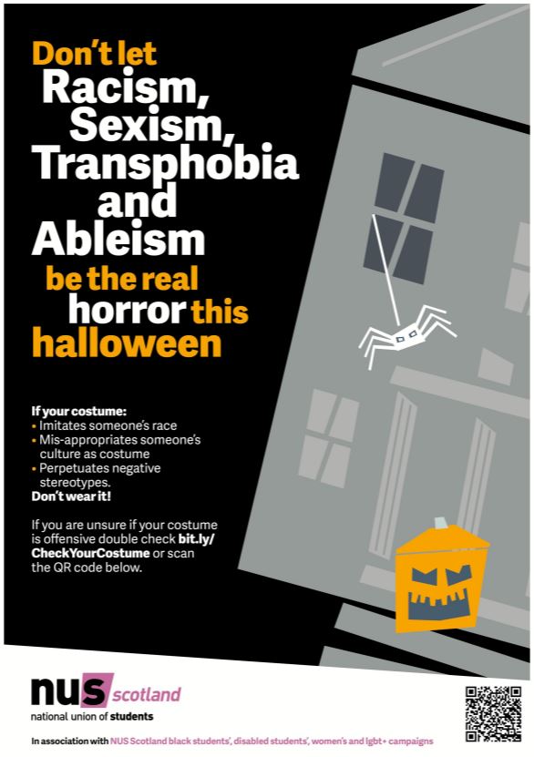 Check Your Costume awareness campaign (Source: National Union of Students)