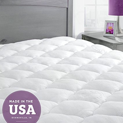 Normally $120, this mattress pad is 28 or 29 percent off today, depending on the size (Photo via Amazon)