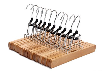 Normally $51, these wooden hangers are 69 percent off (Photo via Amazon)