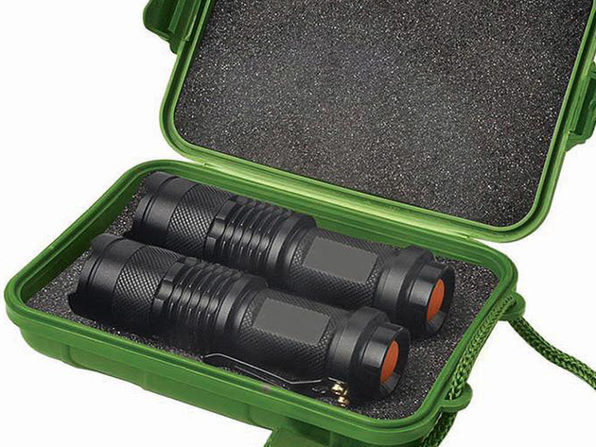 Normally $100, this 2-pack of flashlights is 82 percent off at the Daily Caller Shop 