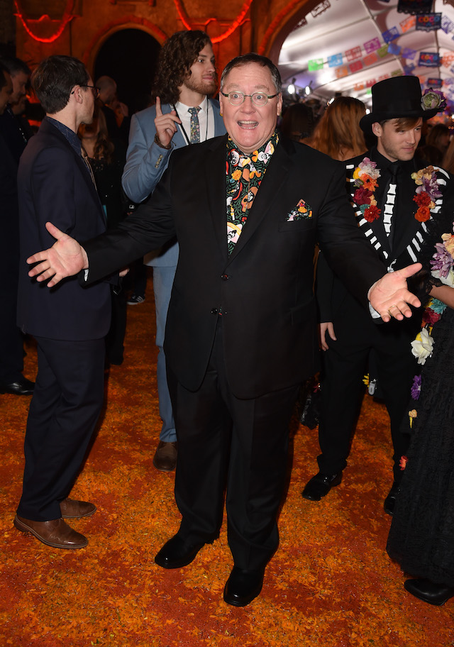 LOS ANGELES, CA - NOVEMBER 08: Executive producer John Lasseter arrives at the premiere of Disney Pixar's "Coco" at the El Capitan Theatre on November 8, 2017 in Los Angeles, California. (Photo by Kevin Winter/Getty Images)