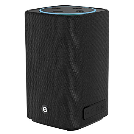 Normally $50, this bluetooth speaker born for the Echo Dot is 30 percent off today (Photo via Amazon)