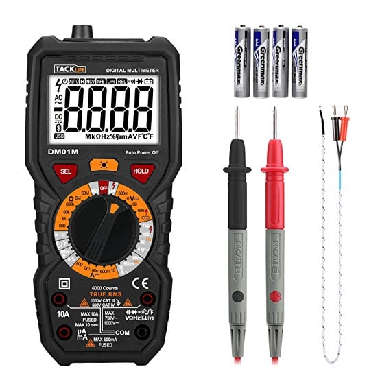 Normally $25, this digital multimeter is 20 percent off with this code (Photo via Amazon)