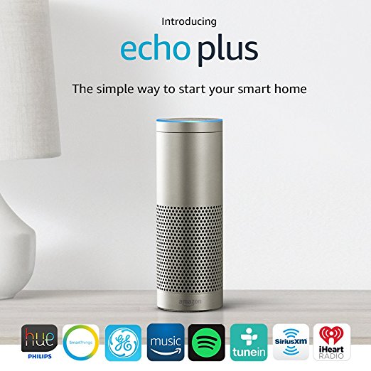 Normally $165, the Echo Plus is 27 percent off today (Photo via Amazon)