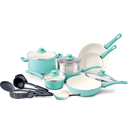 Normally $86, this #1 bestselling cookware set is 30 percent off today. It is available in black, burgundy and turquoise (Photo via Amazon)