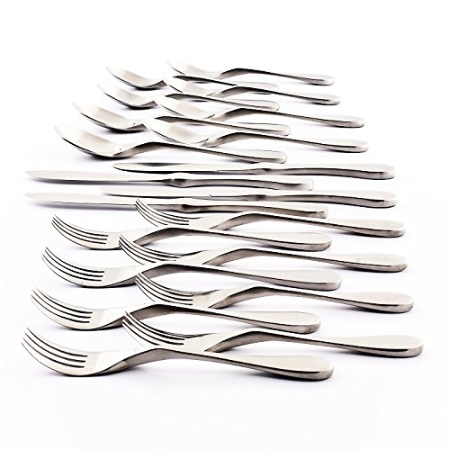 Normally $107, this 20-piece flatware set is 45 percent off today (Photo via Amazon)