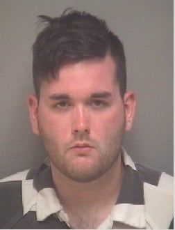 James Alex Fields Jr., 20, is seen in a mugshot released by Charlottesville, Virginia police department after being charged with one count of second degree murder, three counts of malicious wounding and one count of failing to stop at an accident that resulted in a death after police say he drove a car into a crowd of counter protesters during the "Unite the Right" protests by white nationalist and "alt-right" demonstrators in Charlottesville, Virginia, U.S., August 12, 2017. Charlottesville Police Department/Handout via REUTERS