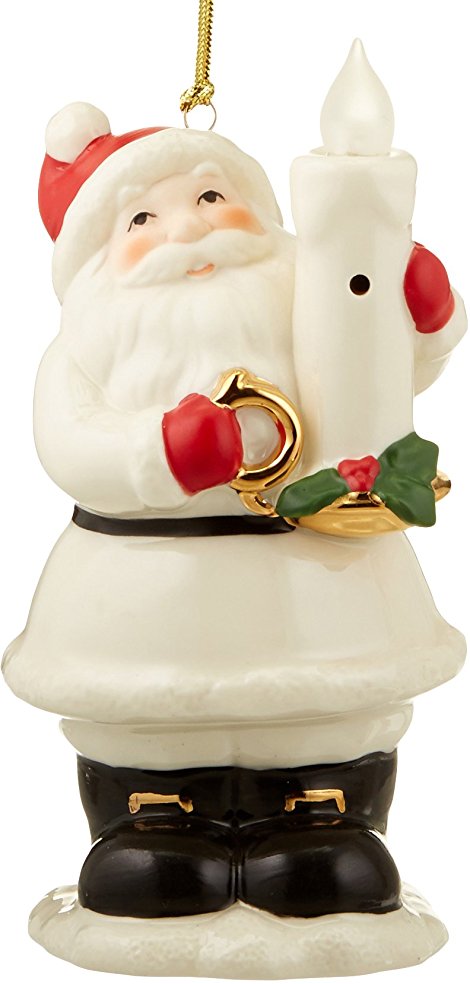 Normally $40, this Santa ornament is 78 percent off today (Photo via Amazon)