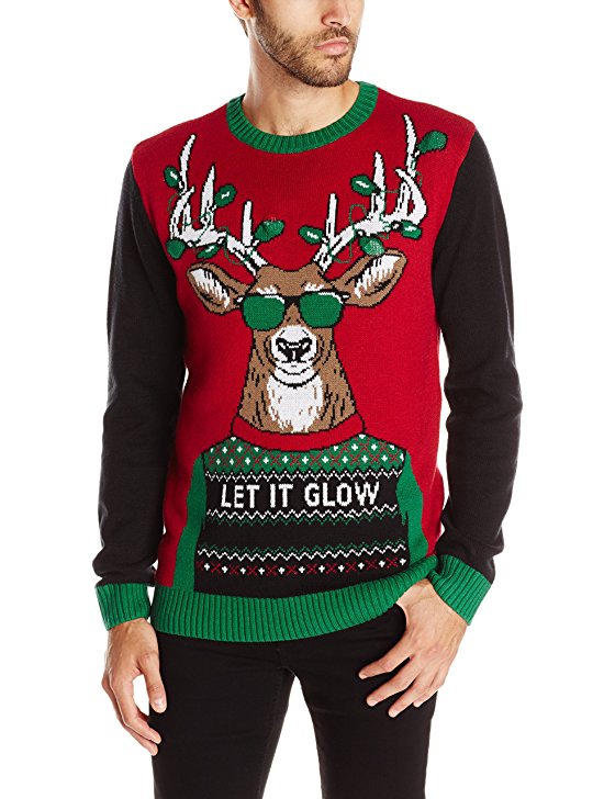 Normally $70, this ugly Christmas sweater is 65 percent off (Photo via Amazon)
