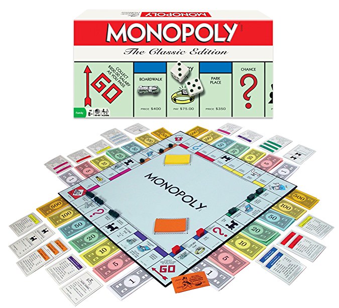 Normally $25, Monopoly is 45 percent off today (Photo via Amazon)