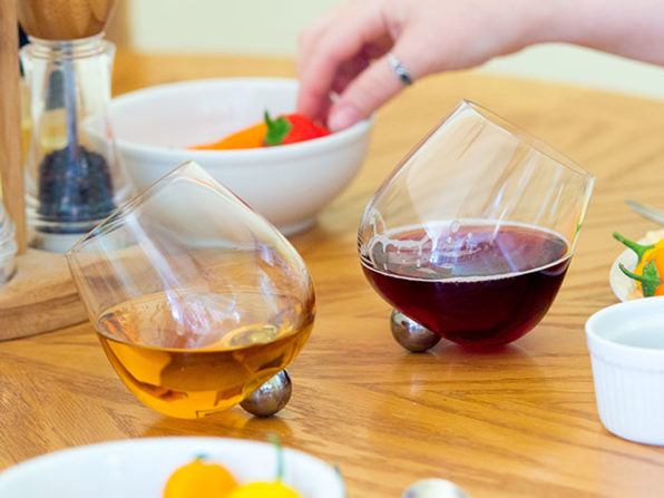 Normally $97, this 2-pack of non-spill drinking glasses is 59 percent off