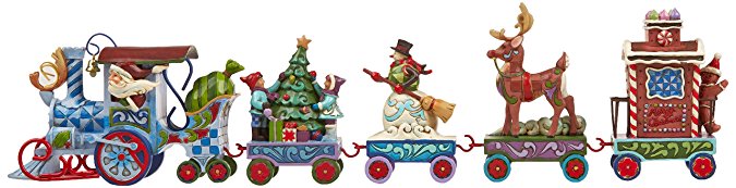 This train figurine set is 60 percent off today (Photo via Amazon)