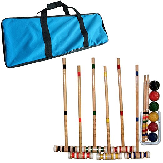 Normally $100, this croquet set is 68 percent off today (Photo via Amazon)