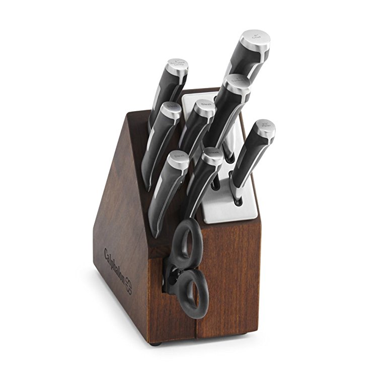 Normally $300, this 10-piece self-sharpening cutlery set is 52 percent off (Photo via Amazon)