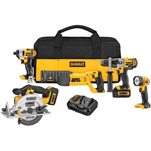 Normally $629, this DeWalt combo kit is 37 percent off today (Photo via Amazon)