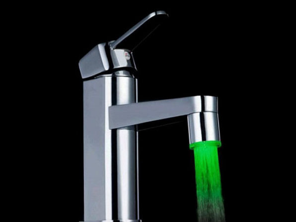 Normally $13, this light-up faucet attachment is 15 percent off