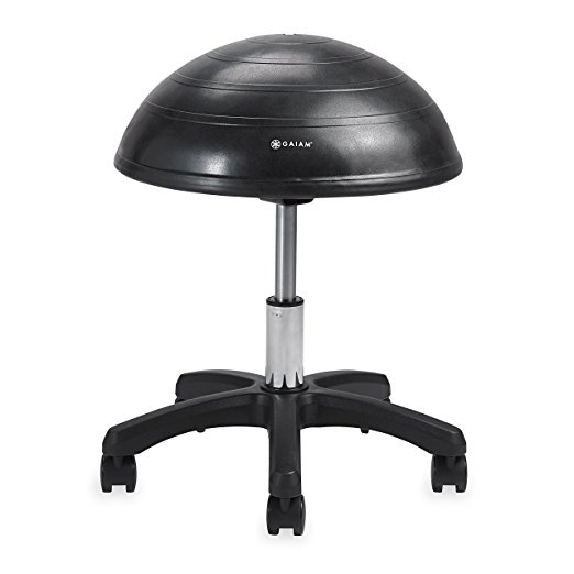 Normally $130, this balance ball stool is 31 percent off today (Photo via Amazon)