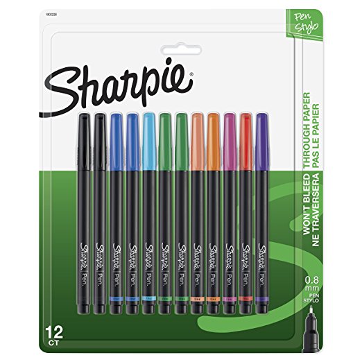 Normally $28, this 12-pack of Sharpie pens is 68 percent off today (Photo via Amazon)