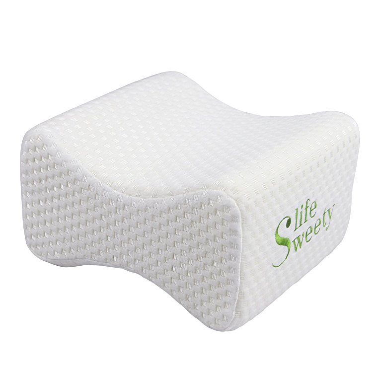 Normally $50, these memory foam knee pillows are 62 percent off (Photo via Amazon)