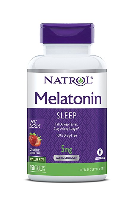 Normally 14, these melatonin sleeping tablets are 62 percent off today (Photo via Amazon)