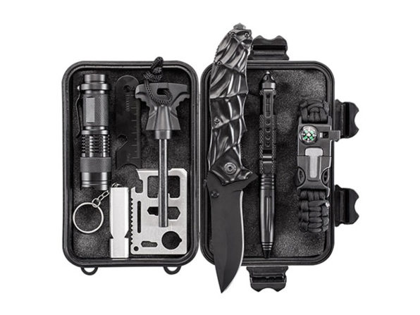 Normally $90, this 10-in-1 survival kit is 66 percent off