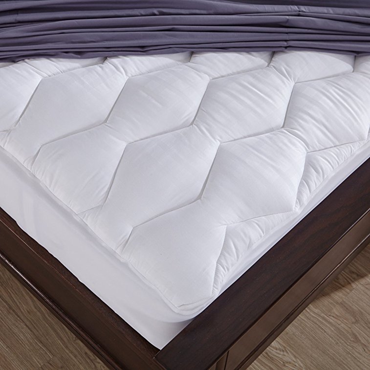 Normally $120, this mattress pad is 51 percent off (Photo via Amazon)